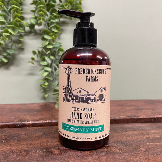 "Rosemary & Mint" Hand Soap -Fredericksburg Farms