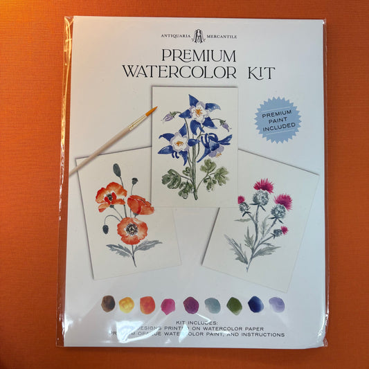 Wildflowers No. 2 Watercolor Painting Kit - Antiquaria Mercantile