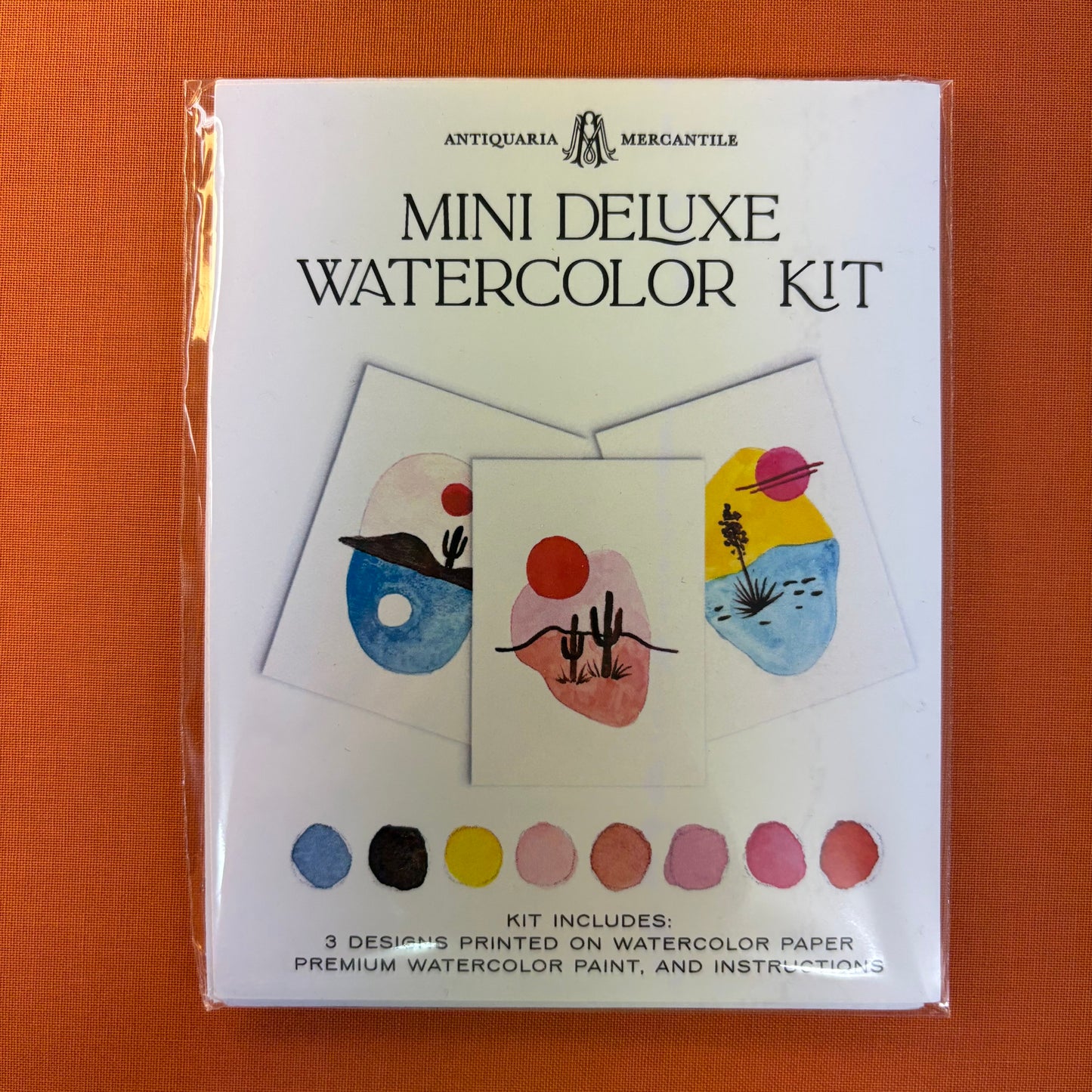 Desert Landscapes Mini Watercolor Painting Kit - Antiquaria Mercantile