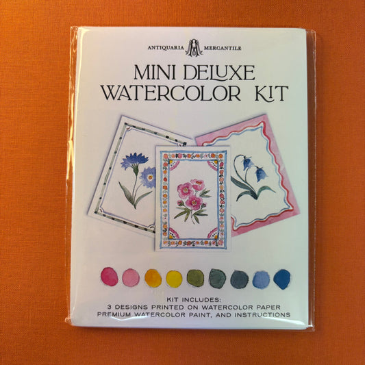 Flowers Mini Watercolor Painting Kit - Antiquaria Mercantile