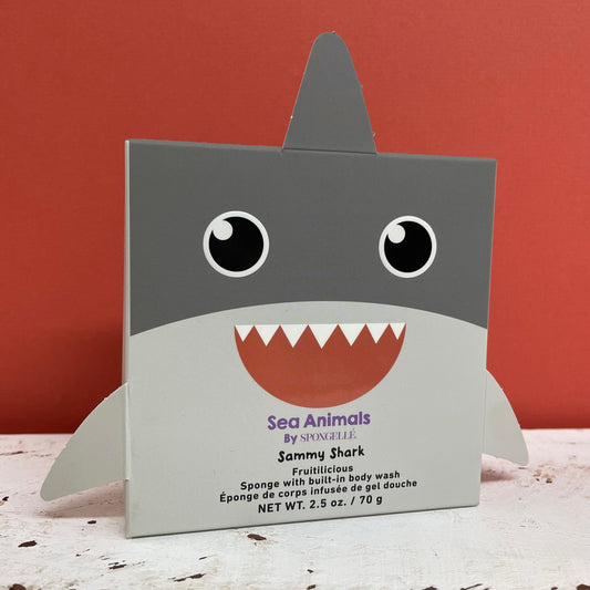 Sammy Shark- Body Wash Buffer- Spongelle