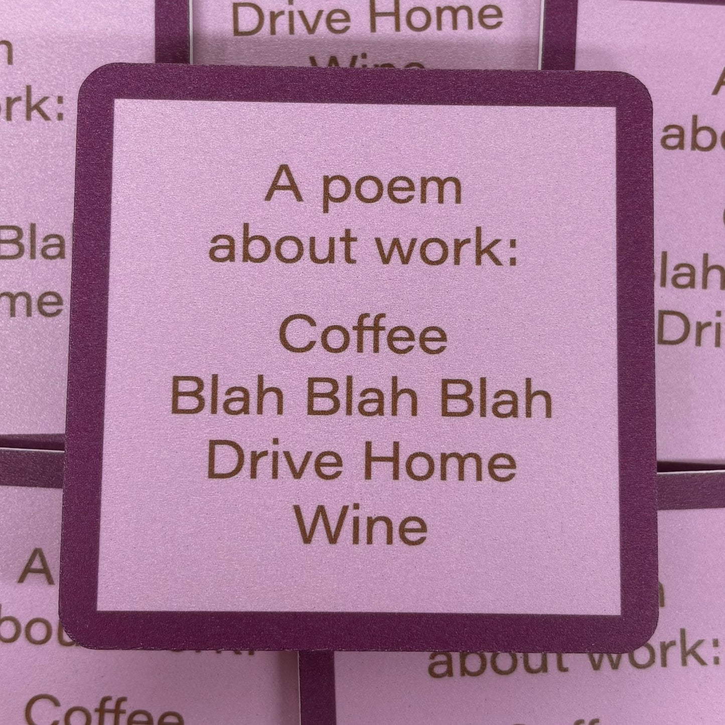 Drive Home Coaster - Drinks On Me