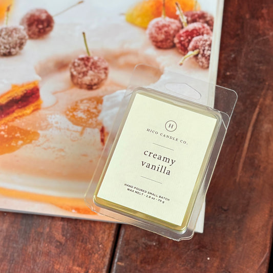 Creamy Vanilla Wax Melts - Hico Candle Co.