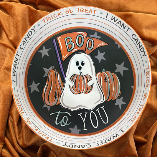 Boo To You Enamel Candy Bowl - Glory Haus