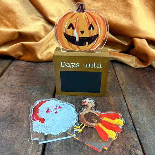 LED Acrylic Holiday Countdown - Mud Pie