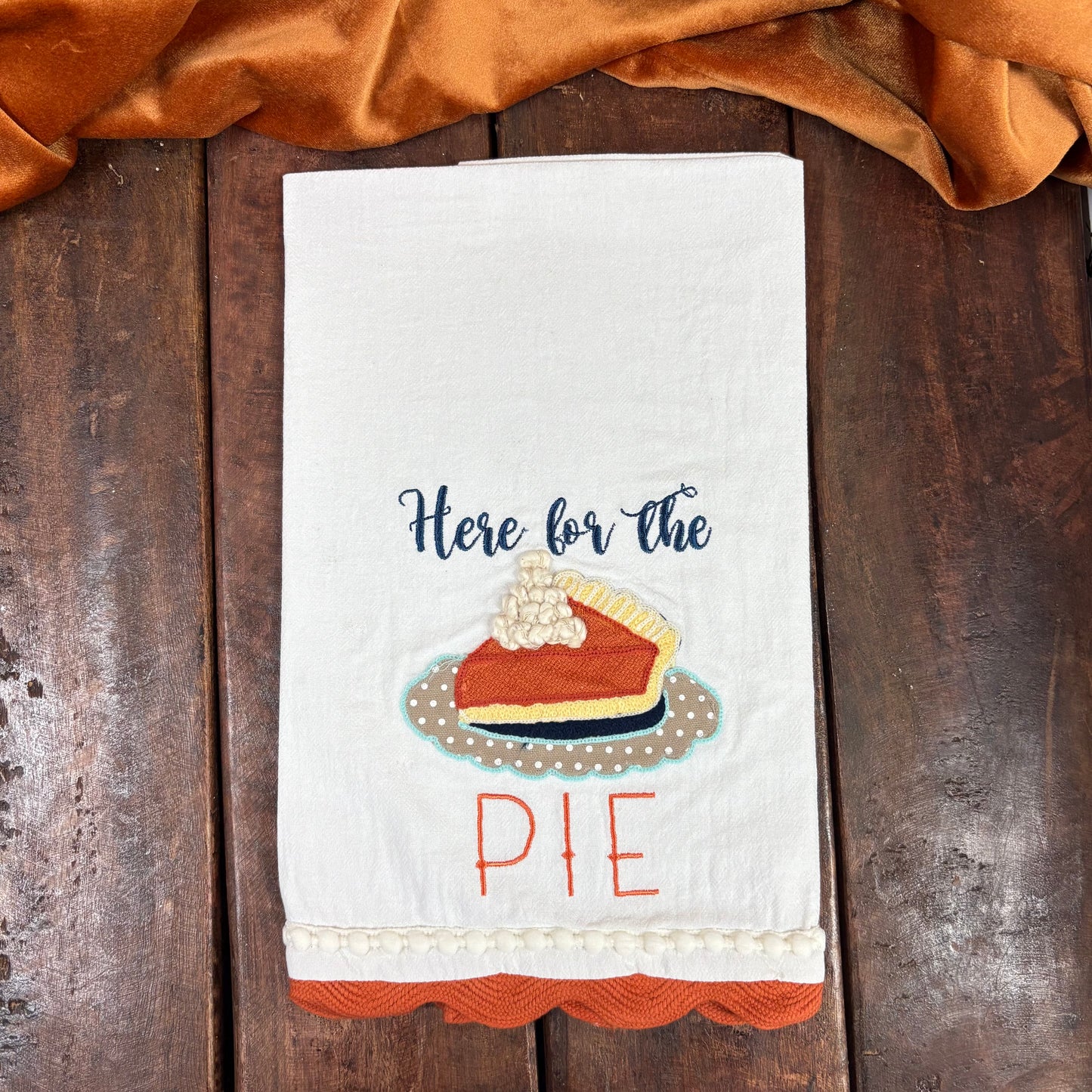 Here For The Pie Tea Towel - Glory Haus
