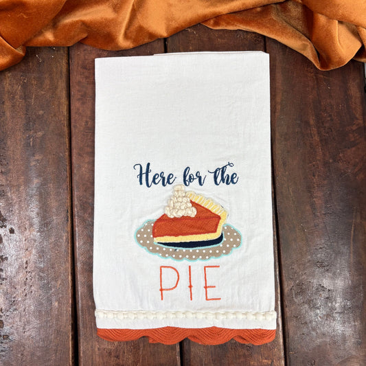 Here For The Pie Tea Towel - Glory Haus