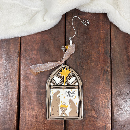 Thrill Of Hope Ornament - Glory Haus