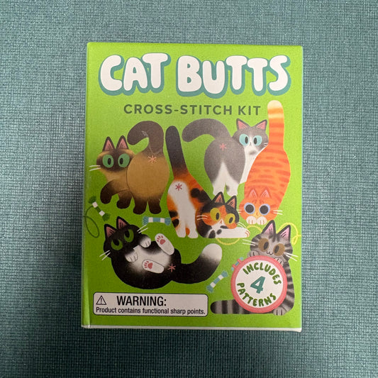 Cat Butts Cross Stitch Kit - Hachette Book Group