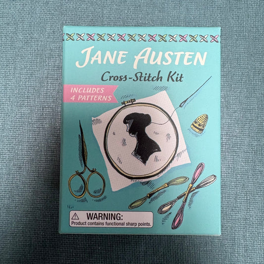 Jane Austen Cross Stitch Kit - Hachette Book Group
