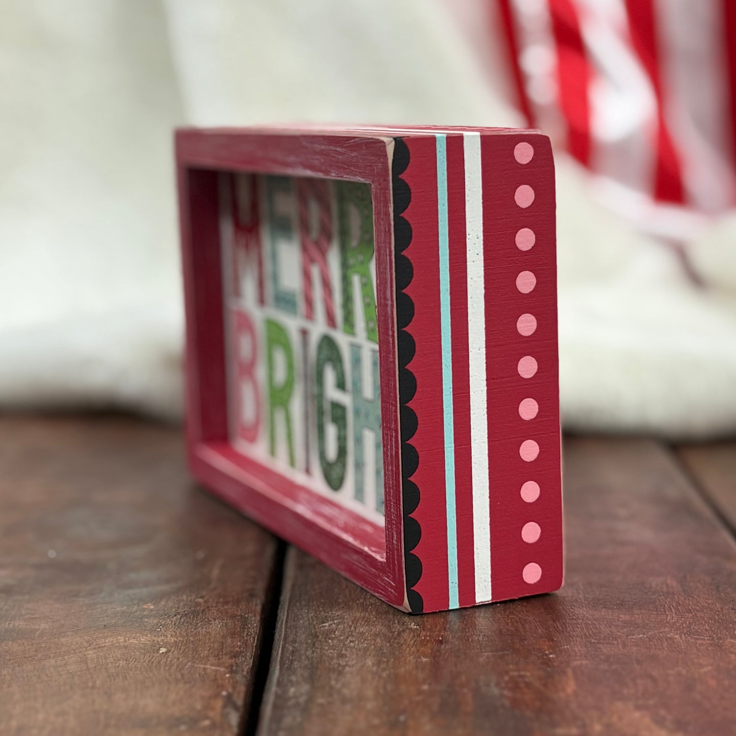 Colorful Merry and Bright Small Framed Board - Glory Haus