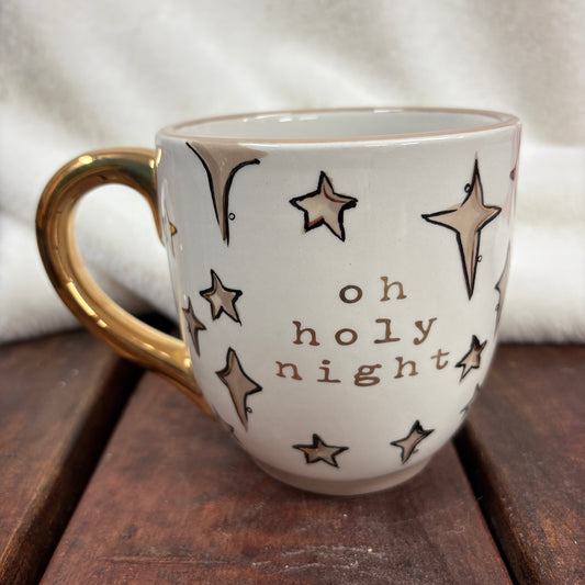 Gold Star Oh Holy Night Mug - Glory Haus