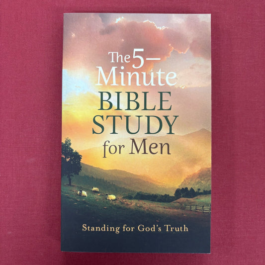 5-Minute Bible Study For Men - Barbour Publishing