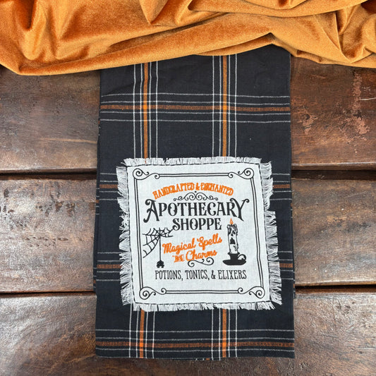 Apothecary Shoppe Plaid Towel - C and F Home
