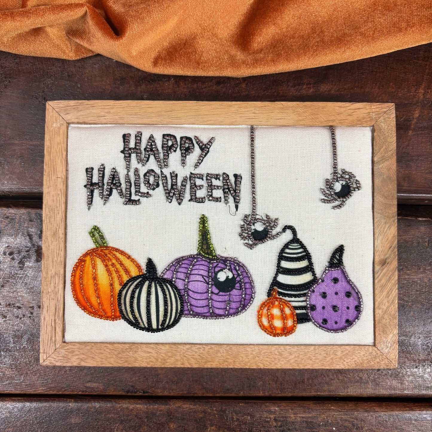 Embellished Happy Halloween Shelf Sitter - C and F Home