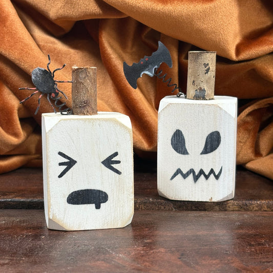 Halloween Ghost Block - C and F Home