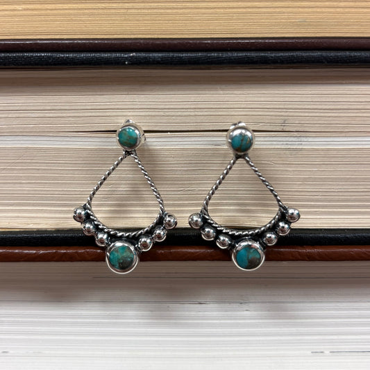 Teardrop Multi Ball Post Earrings - Boho Sol