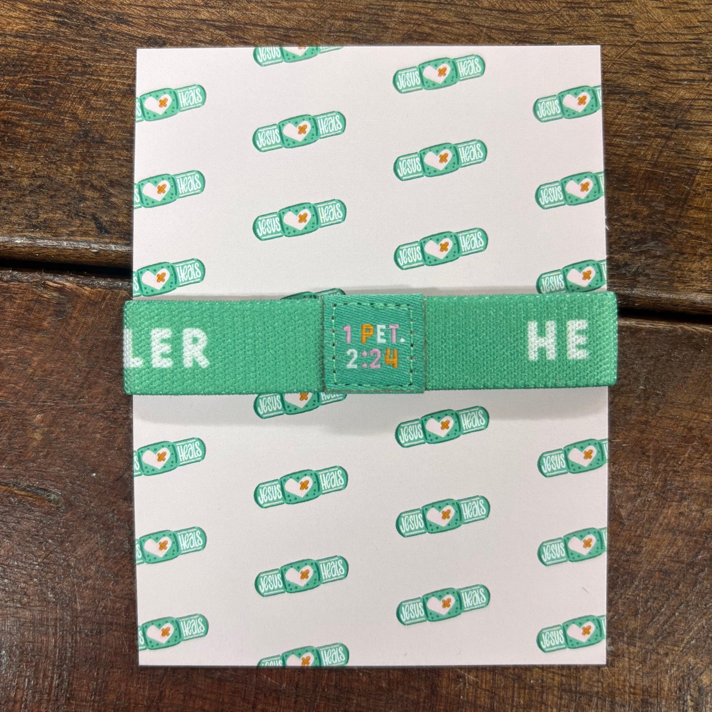 Jesus Heals Reversible Kids Bracelet - Dear Heart