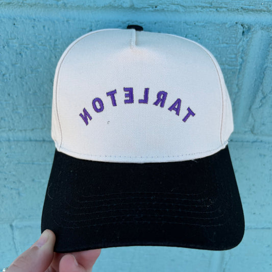 The Reverse Cream/Black Tarleton Cap - Last Stand Hats