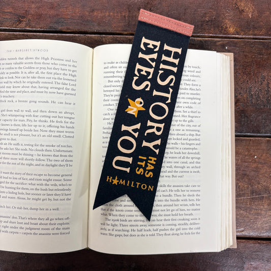 History Has Its Eyes On You Bookmark - Oxford Pennant