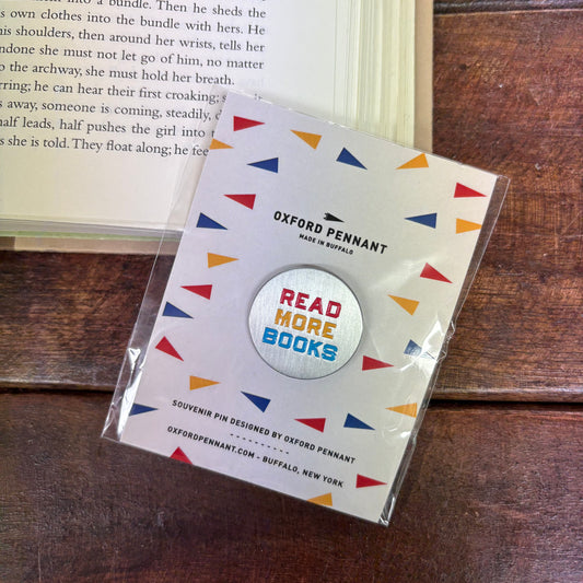 Read More Books Enamel Pin - Oxford Pennant