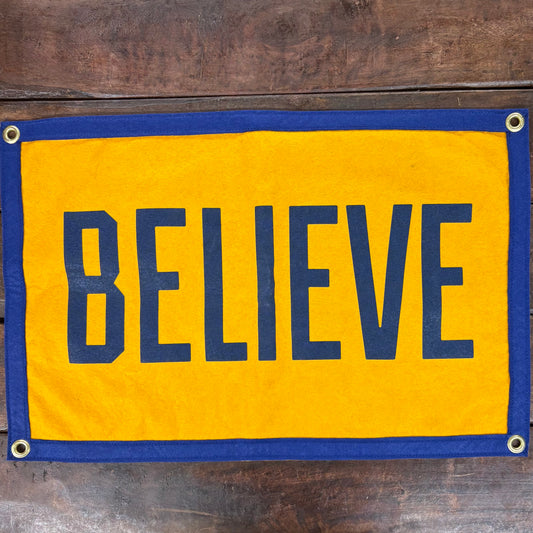 Believe Camp Flag - Oxford Pennant