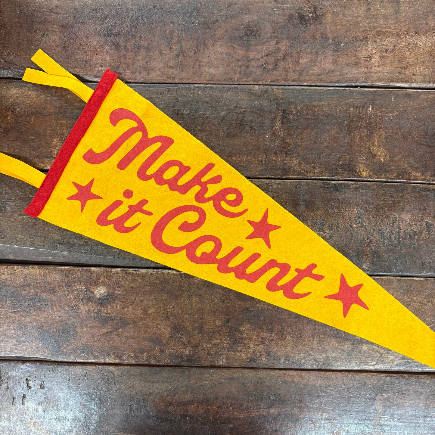 Make It Count Pennant - Oxford Pennant