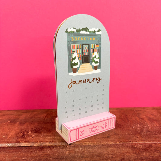 Book Lover's 2026 Desk Calendar - Pippi Post