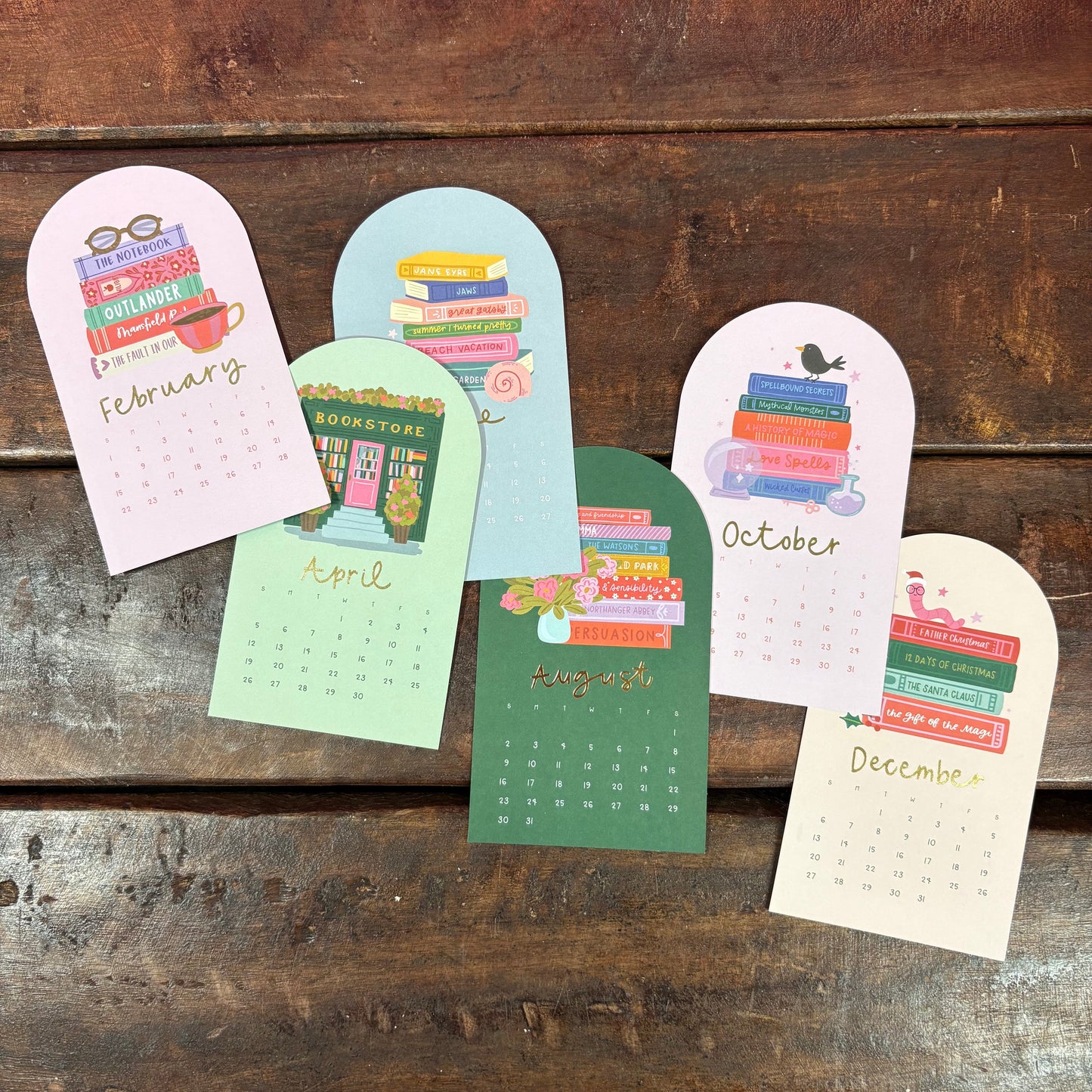 Book Lover's 2026 Desk Calendar - Pippi Post