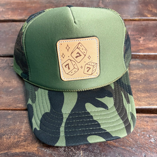 Dice Camo Foam Trucker - McIntire Saddlery