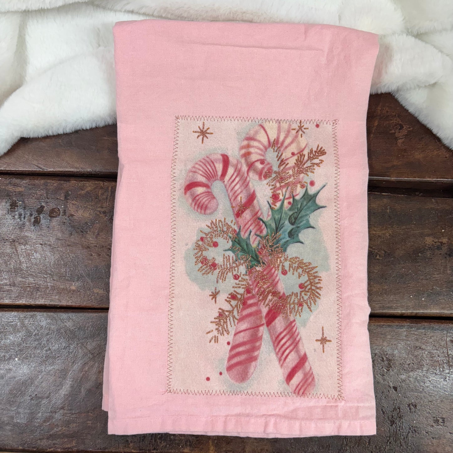 Pastel Candy Towel - Primitives By Kathy
