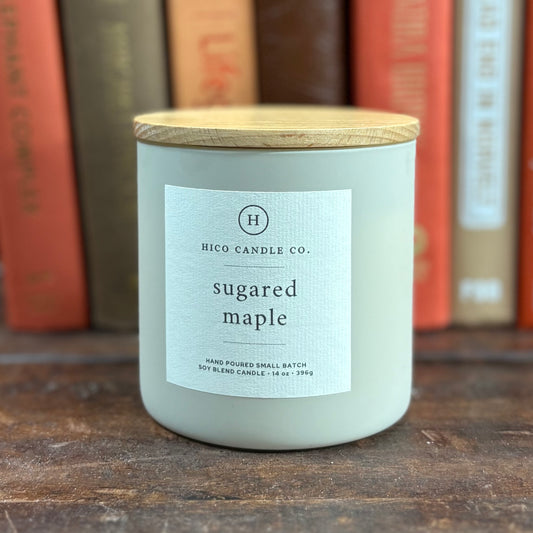 Sugared Maple Candle - Hico Candle Copmany