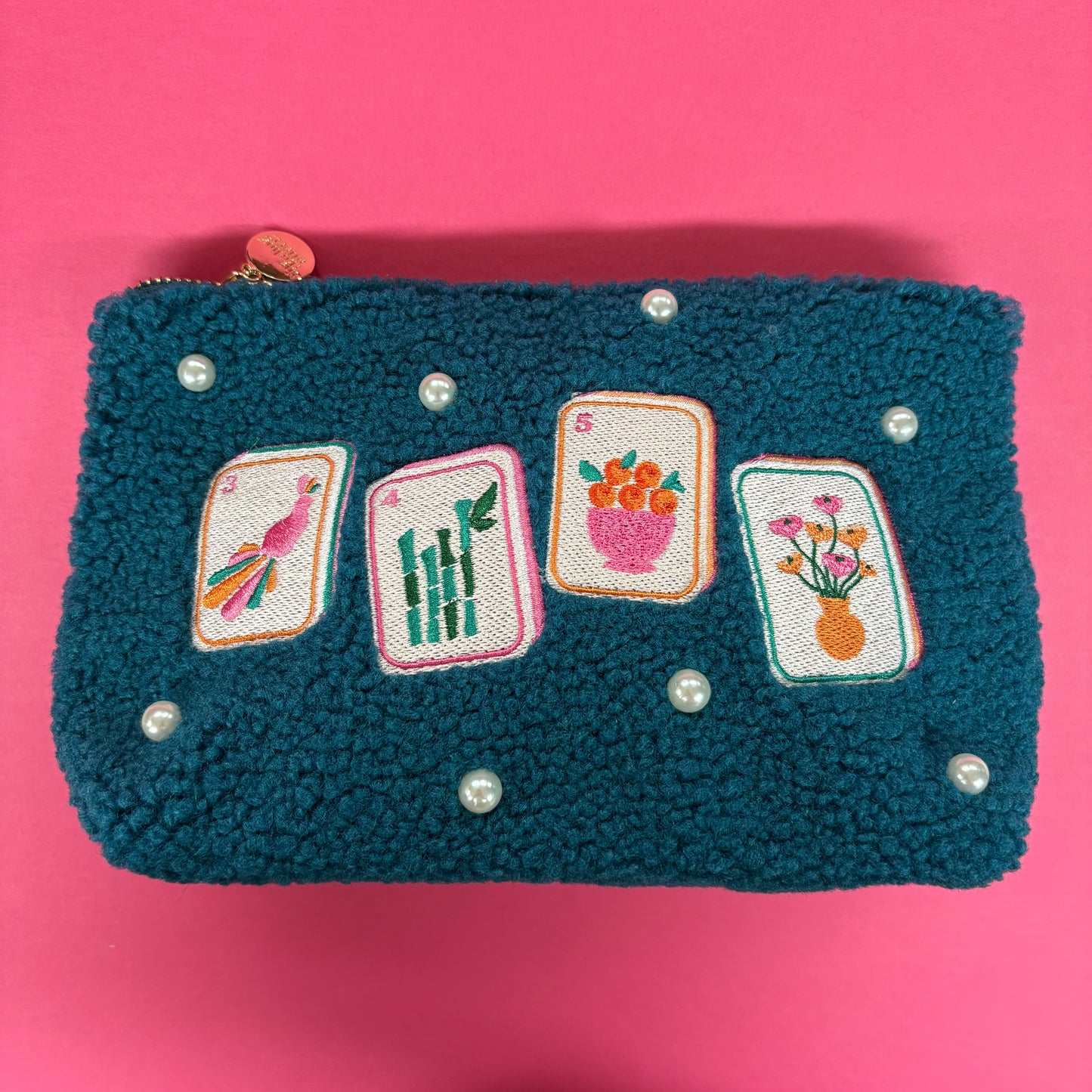 Mahjong Teddy Pouch - The Darling Effect