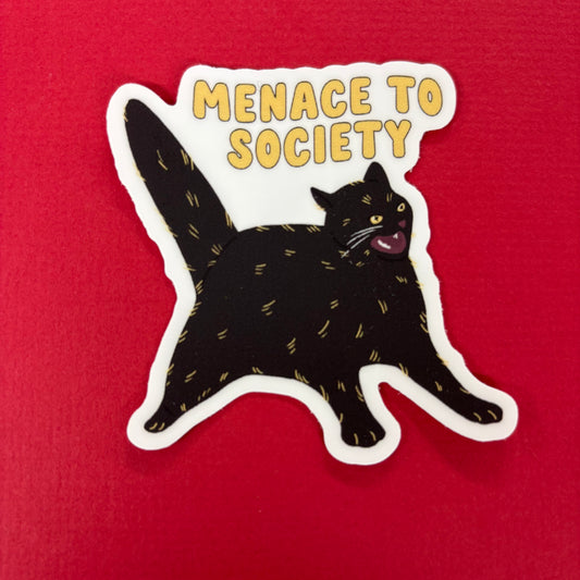 Menace To Society Sticker - Big Moods