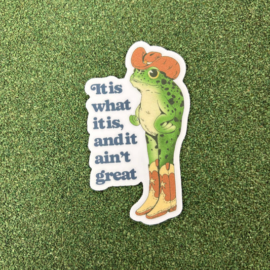 It Is What It Is Sticker - Big Moods