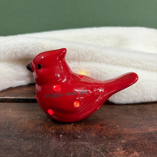 Light Up Cardinal Sitter - Mud Pie