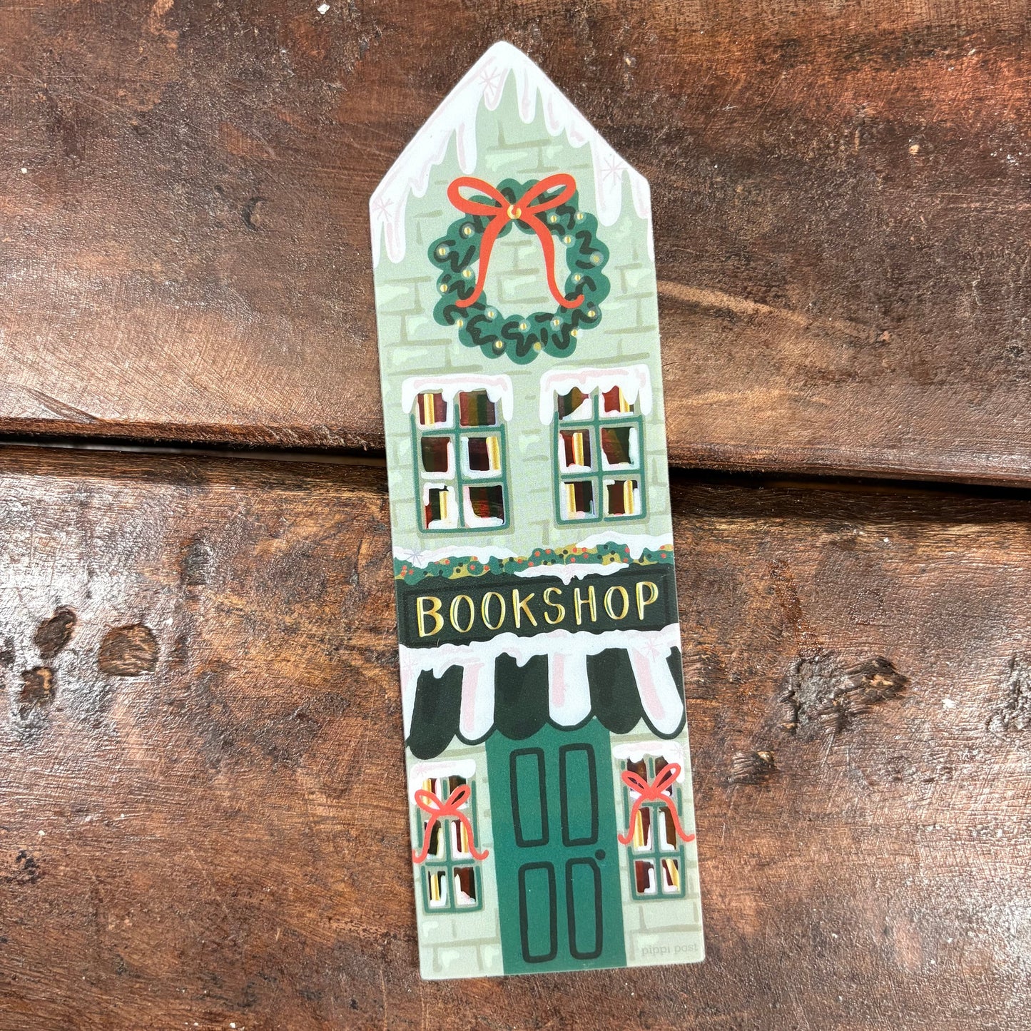 Holiday Bookshop Bookmark - Pippi Post