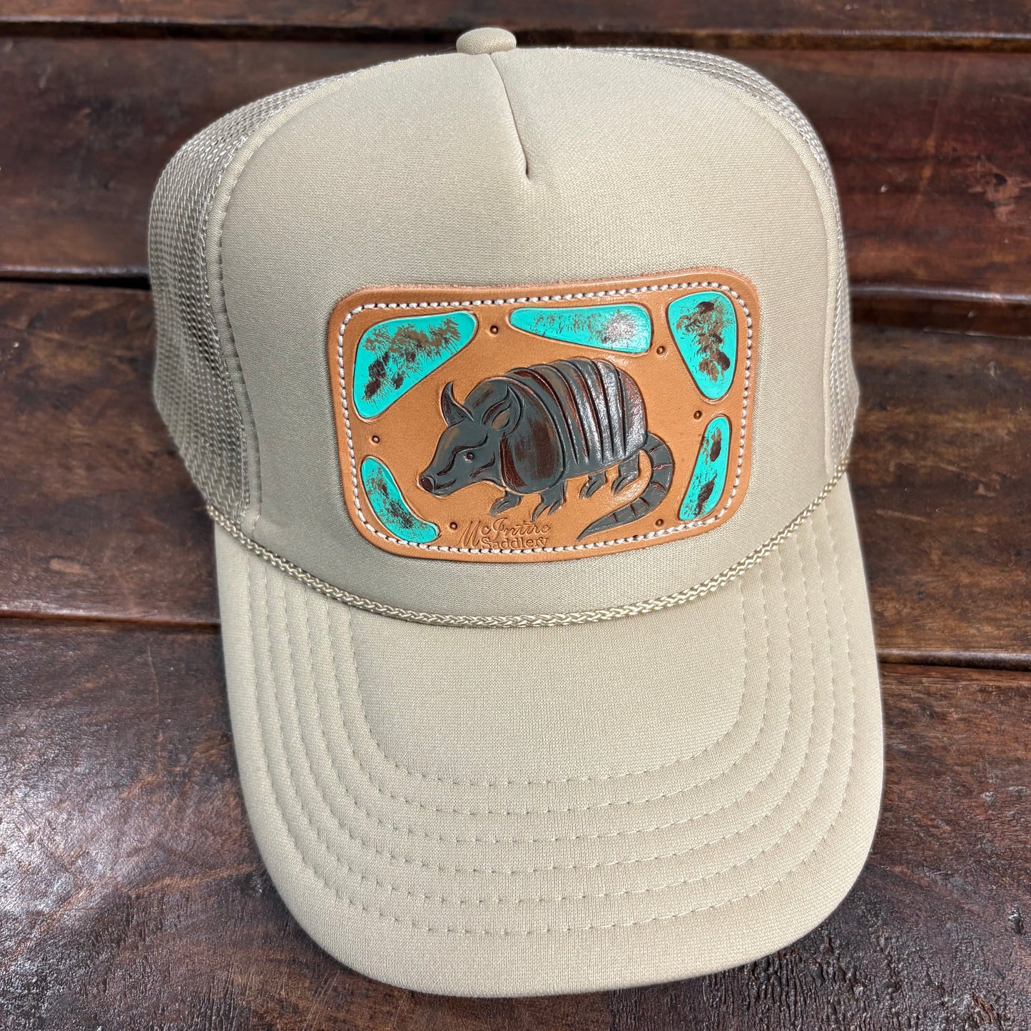 Tan Armadillo Cap - McIntire Saddlery