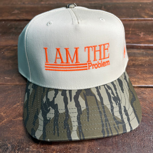 I Am The Problem Canvas Cap - Retro Bottomland/Natural - Mad Hatter Co.