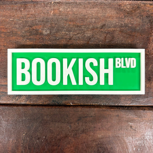 Bookish Blvd Sign - The Crafted Nook