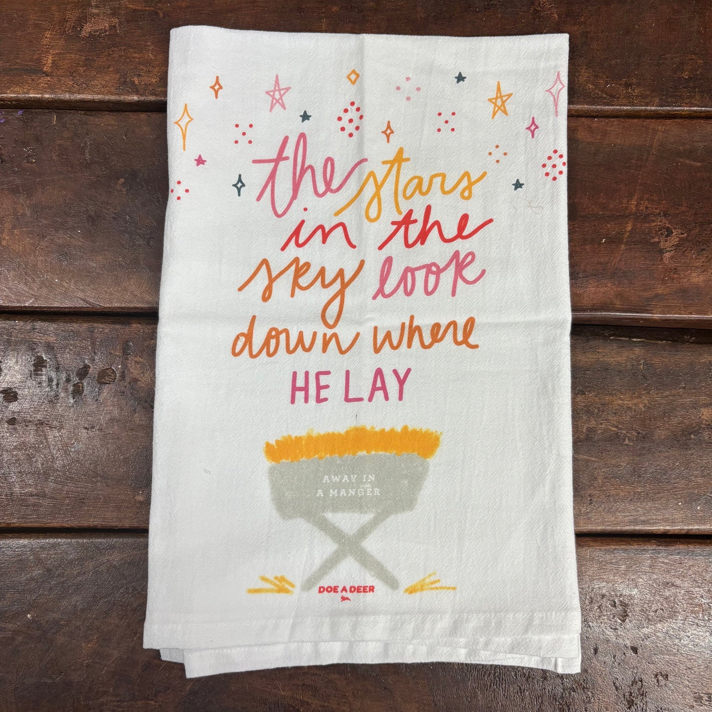 The Stars In The Sky Tea Towel - Doe A Deer