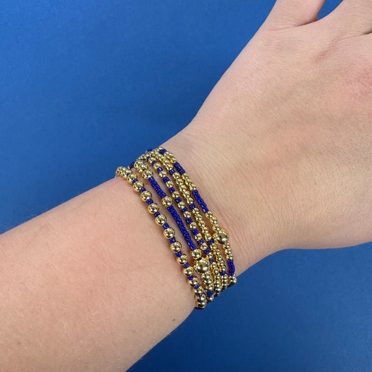 Navy Bracelet Set - Girlie Girl Originals