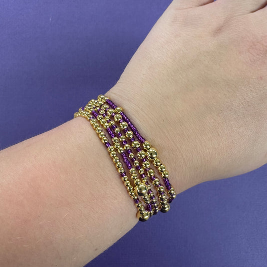 Purple Bracelet Set - Girlie Girl Originals
