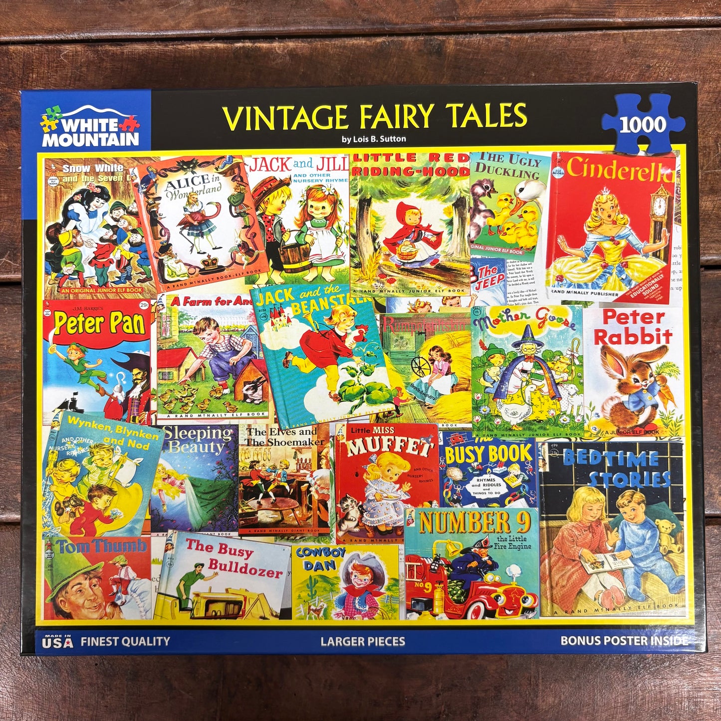 Vintage Fairy Tales Puzzle - White Mountain