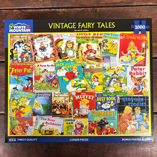 Vintage Fairy Tales Puzzle - White Mountain