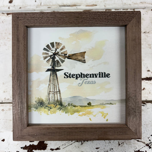 Stephenville Windmill Sign - Kendrick Home