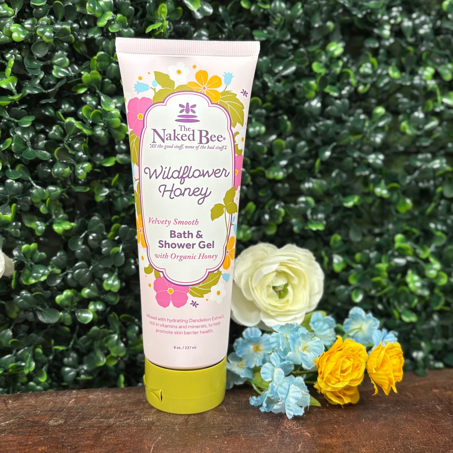 Wildflower Honey Bath and Shower Gel - The Naked Bee