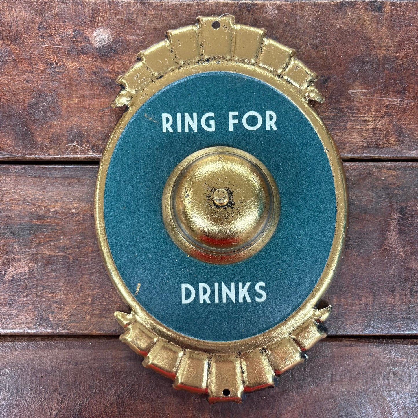 Ring For Drinks Sign - Primitives By Kathy