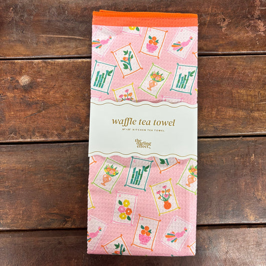 Mahjong Waffle Towel - The Darling Effect