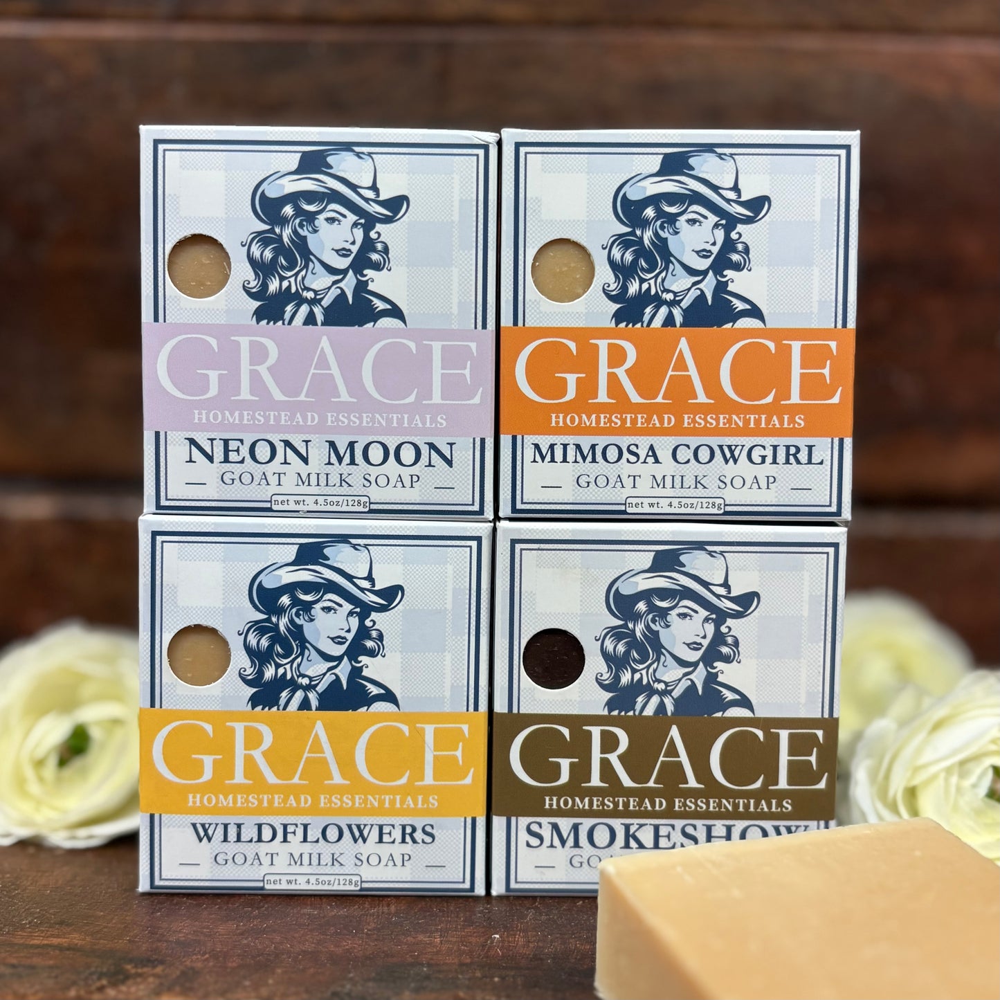 Grace Goat Milk Bar Soap - Grit